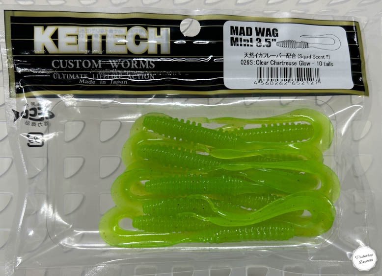 MAD WAG MINI 3.5inch #026: Clear Chartreuse Glow MAD WAG MINI 3.5inch #026: Clear Chartreuse Glow